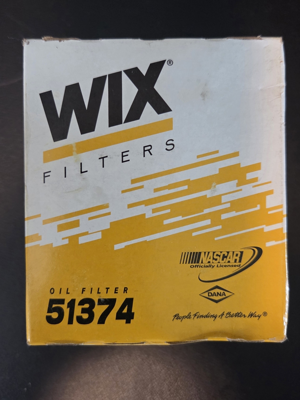 WIX 51374 Oil Filter - Yellow/White NIB
